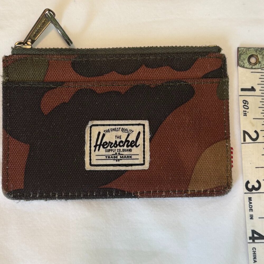 Herschel Sinclair Small crossbody Bag and coin/card wallet in Army Green, camo - Picture 11 of 15